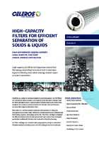 High-Capacity Filter Cartridges for Efficient Separation of Solids & Liquids